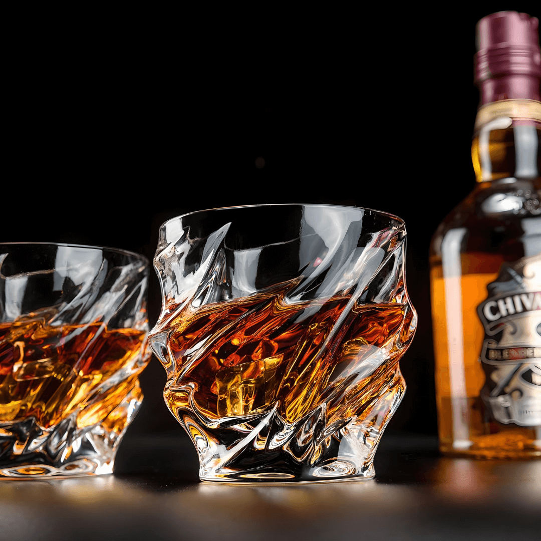Japans kristallen whiskyglas – Nami