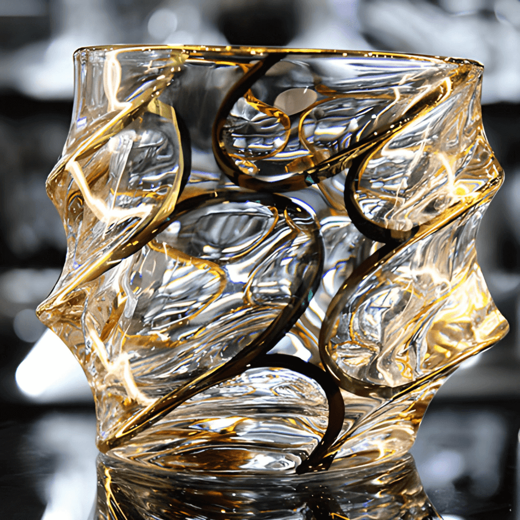 Japans kristallen whiskyglas – Arashi Gold