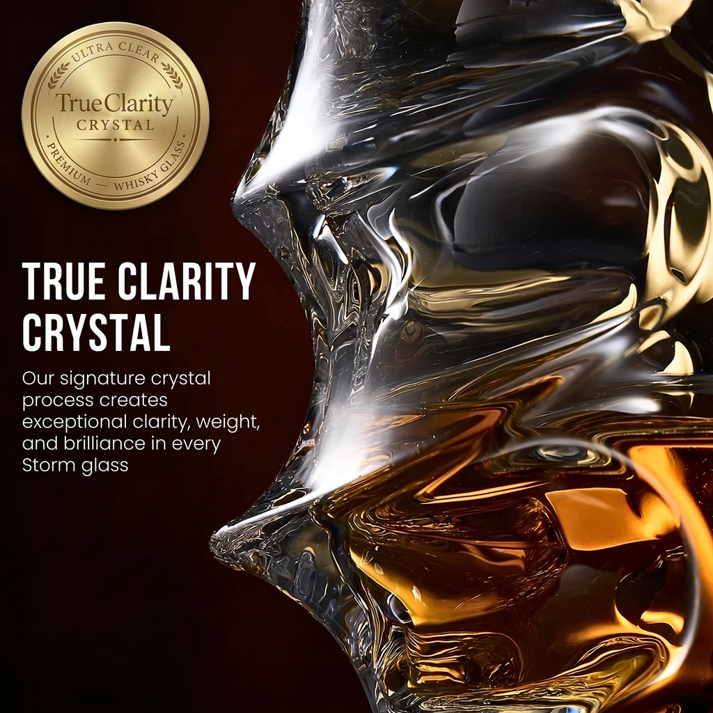 Japans kristallen whiskyglas – Arashi